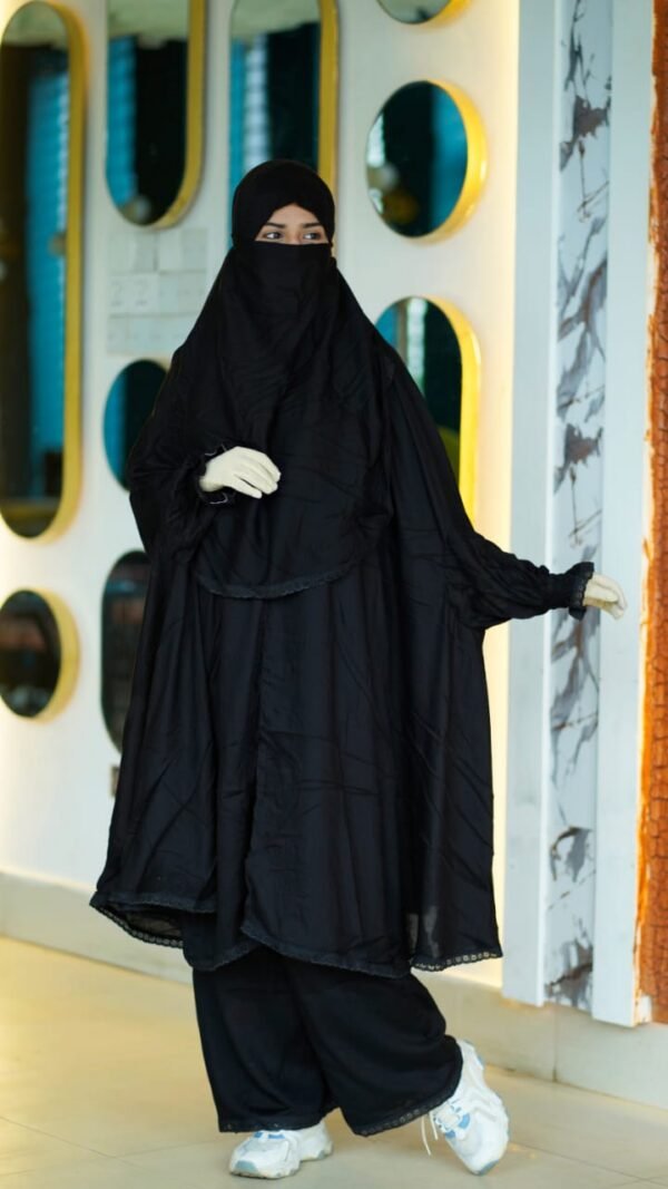 Plaju Khimar Set – Soft China Linen Comfortable Modest Wear | FAMILY SHOP BD