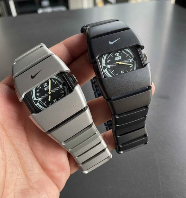 Nike Style Premium Analog Watch for Men – Black & Silver | BD Family Shop