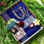 Gift Sharee Combo with jewellery and accessories